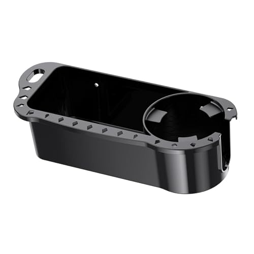 Amagogo Boat Caddy Organizer Cup Holder Universal Cockpit Storage Box Marine Storage Caddy Box for Fly Fishing Equipment Kayak