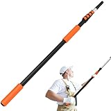 SISUPASSIE 6m Perche Telescopique, Manche Telescopique en Aluminium pour Dépoussiérer, Badigeonner et Nettoyer, Intérieur et Extérieur