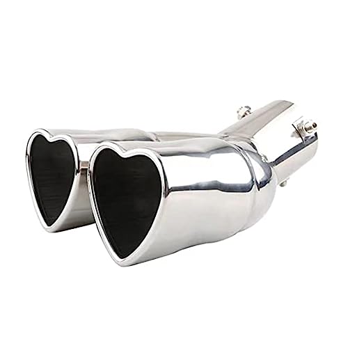 Embouts d'échappement en cœur 63mm pour remplacer un pot rouillé ou standard