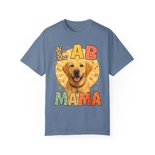 Lab Mama: Joyful Labrador Retriever Art Comfort Colors