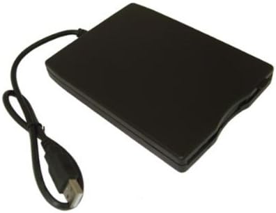 New Slim External 3.5" 1.44mb USB Floppy Disk Drive Black for Windows Xp Lenovo Asus Sony Gateway Macbook Loptop Pc Portable