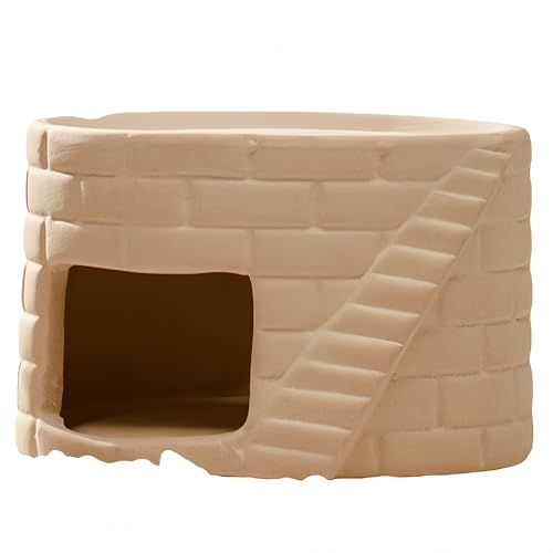 2個セット 水槽 オブジェ 水槽 装飾 癒し水景 素焼きの隠れ家 きのこハウス 家 小屋 隠れ家 ベタ魚の隠れ家 アクアリウム オーナメント 洞窟ミニ シェルター 熱帯魚 水槽 アクセサリー 置物 小型 オブジェ セラミックロックケーブ 魚 エビ カニ 隠