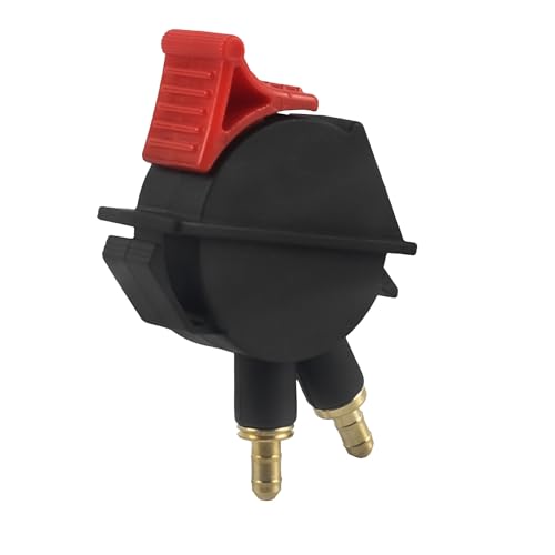 YzusGomumu High Pressure Red Seat Height Adjust Air Valve Rocker Switch Control Compatible with International American Truck National 195 Series Seat Replaces SK165305 SK146701 2586418C91 229697-01