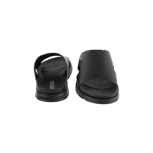 Image of Metro Men Leather Comfort Everyday Casual Slippers