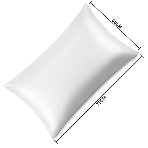 Lazzaro Satin Silk Pillowcases for Hair and Skin, Hypoallergenic Silk Pillow Cases 2 Pack with Envelope Closure - Image 3