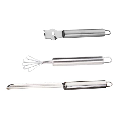 FIXOSHEE 3 Piezas Rallador de Limón Acero Inoxidable Zester Manual Multifuncional para Cocina Práctico y Fácil de Limpiar