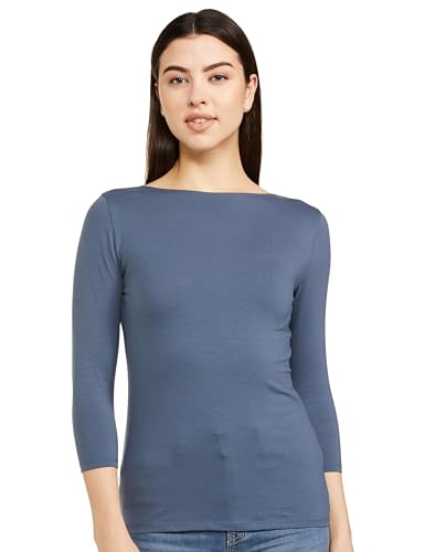 Image of Marks & Spencer Womens Classic T-Shirt (T41 8976K AIR Force Blue 20)