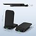Samsung Wireless Charger Foldable Fast Charging Station for Galaxy S25 Edge S25 Ultra Plus Z Flip Fold 7 6 S24 S23 S22 S21 S20 S10,15W Android Wireless Desk Phone Charging Stand for Google Pixel 9 8 7