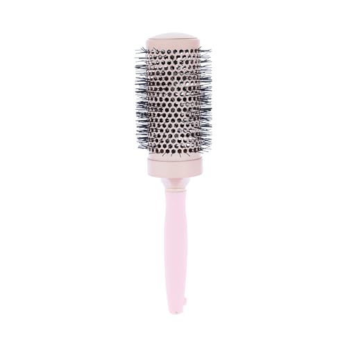 Zenner Brosse Chauffante Céramique Deluxe Ø 5,1 cm – Grande Brosse Ronde avec Corps Résistant à la Chaleur et Poils en Nylon – Pointe Séparatrice Rétractable – Pour Cheveux Mi-longs à Longs
