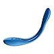 Satisfyer, Multifunktionen Vibrator, Elastic Game’, über 16 Anwendungen, wasserdicht (IPX7), wiederaufladbar, hautfreundliches Silikon, Farbe:blau