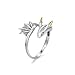 W WEILIRIAN Vintage Dragon Ring Silver Dragon Knuckle Ring Animal Open Finger Ring Retro Stacking Ring Handmade Adjustable Ring Jewelry for Women and Girls