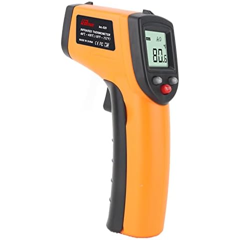 Infrared Thermometer -58°F ~ 752°F (Not for Humans), Empty Temperature Meter for Pizza Oven, Laser Thermometer Gun with Adjustable Emissivity Level for Cooking/Grilling/Freezer Cover