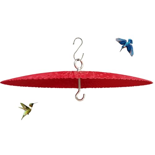 13 Bird Feeder Baffle Metal Hummingbird Feeder Rain Guard Metal Hanging Baffle Weather Guard Cover for Outside