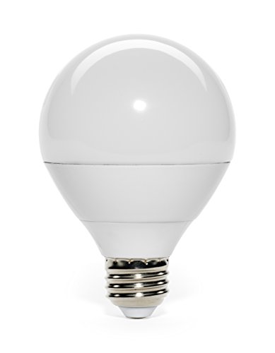 G7 Clark LED Globe Style 50W Replacement G25 Vanity Light Bulb, Dimmable Warm White Light 2700K 8 Watt 630 Lumen, E26 Base