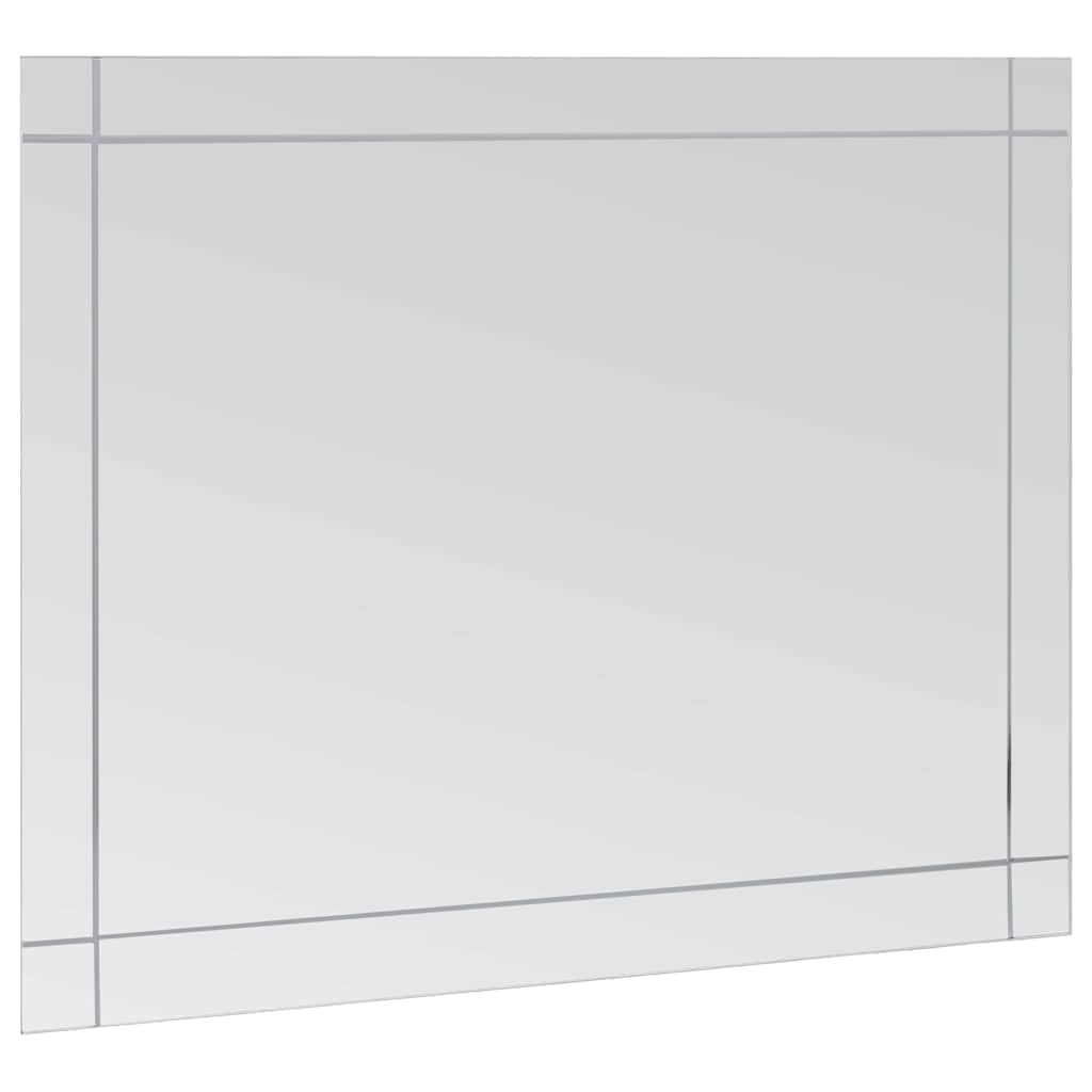 Espejo de pared, 80 x 60 cm, cristal