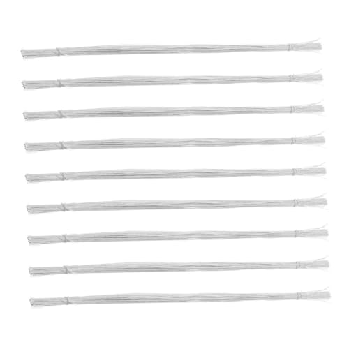 VILLCASE Flexible 100 Pcs Flower Stems DIY Florist Wires Paper Vine Rose Branches for Home Dec