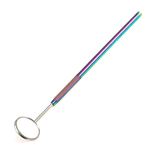 Espejo mini para maquillaje de acero inoxidable