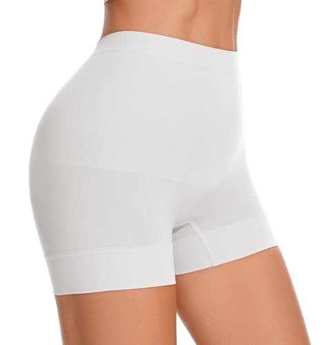 Image of Seamless Shaping Boyshorts Panties for Women Slip Shorts for Under Dresses Tummy Control Underwear Shapewear Shorts