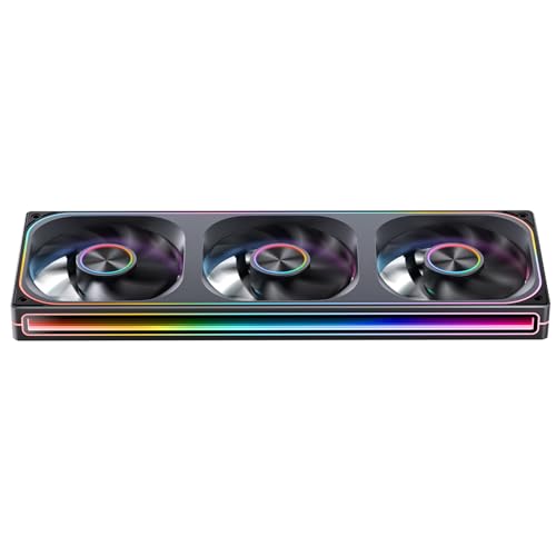 JONSBO ZA-360B PC Case Fan,All(3)-in-One,Single Frame Unit with