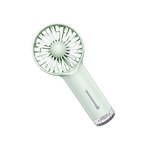 TOWARDSNAN E lectric - Ventilador de mano multifuncional, ventilador de refrigeración eficiente, potente ventilador eléctrico pequeño para viajes, oficina y uso al aire libre