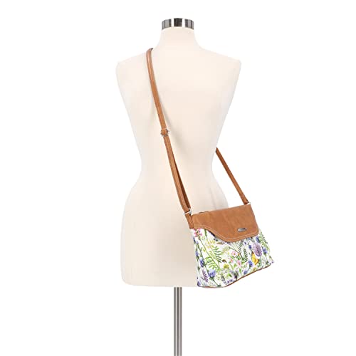 Image of Koltov Womens Ruby Crossbody Purse, Secret Garden