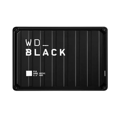 WD_BLACK 4TB P10 Game Drive - Portable External Hard Drive HDD, Compatible with Playstation, Xbox, PC, & Mac - WDBA3A0040BBK-WESN