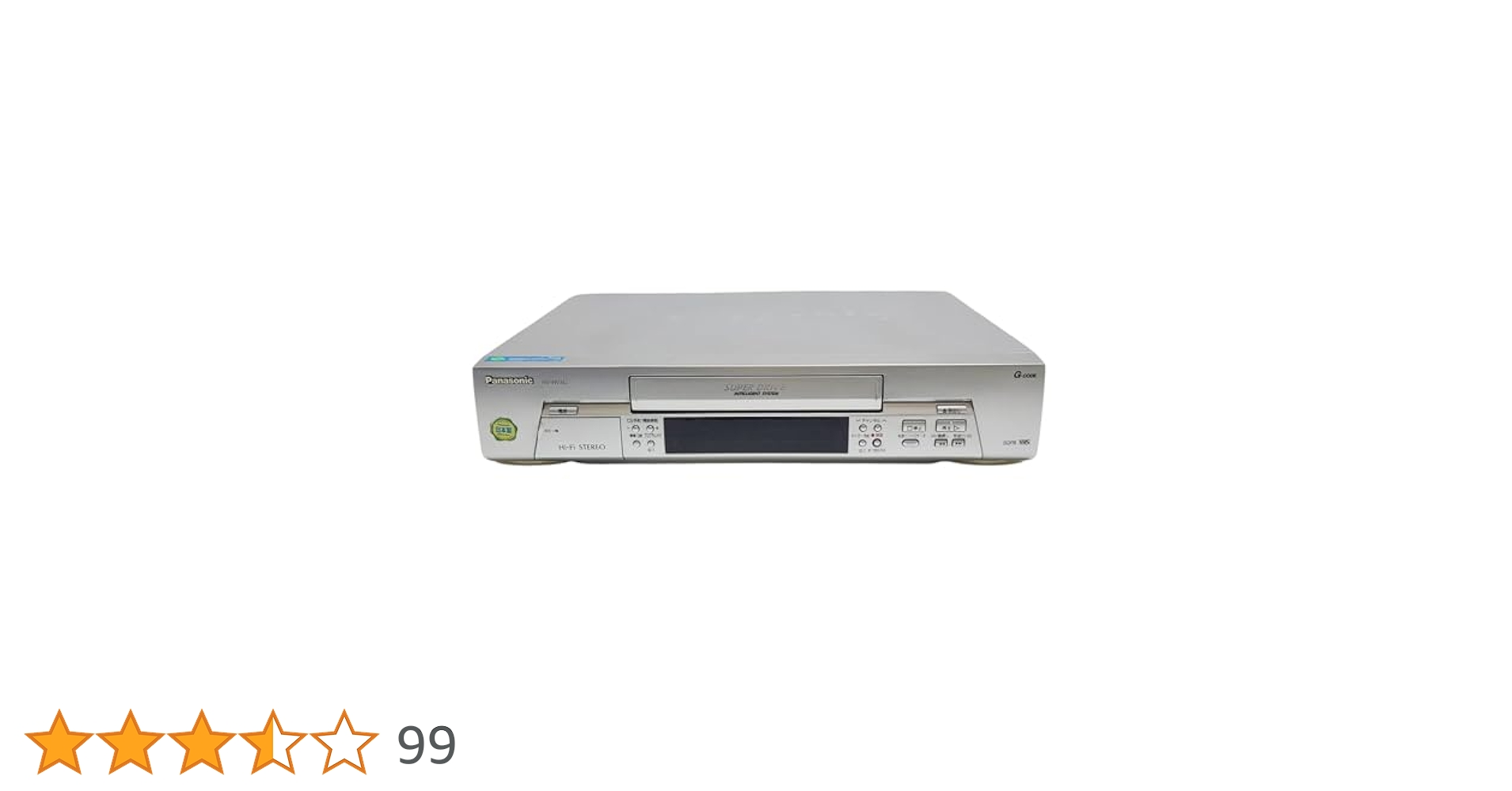 Panasonic VHSビデオデッキ VHS NV-HV3G 概要 Gコード付きVHSハイファイビデオ NV-HV3G | ブルーレイ