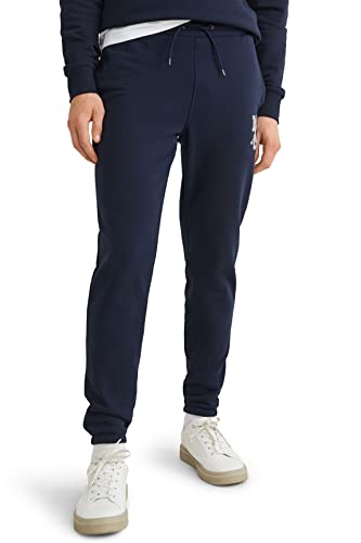 C&A Herren Jogginhose Baumwolle|Polyester Hosen Unifarben dunkelblau M