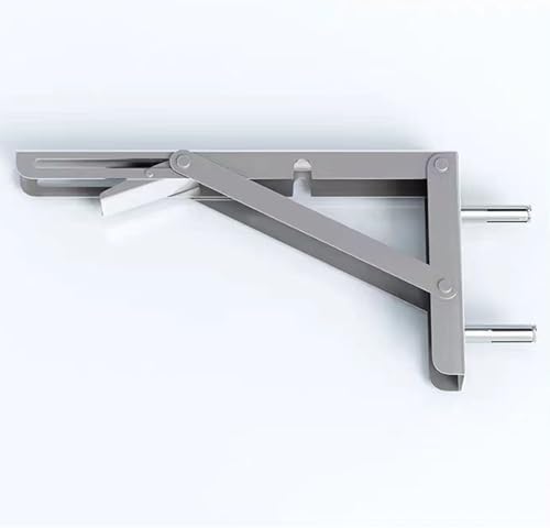 304 Stainless Steel Wall-Mounted Folding Table Kitchen Shelf Food-Grade Material Perfect for Living Room Balcony Bathroom or Laundry Room (60 x 25 cm)