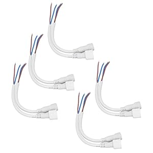 KIMISS 5 Sätze Wasserdichte Flachstecker