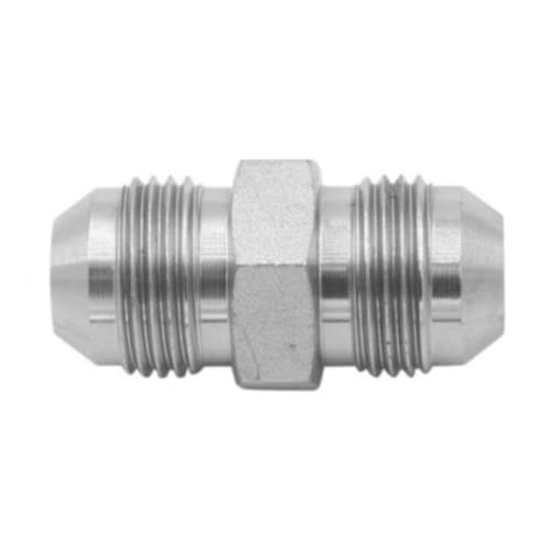 Image of 5 /8 inch JIC Male x 1 /2 inch JIC Male Flared Straight Tube Hydraulic Adapter Fitting (5-PACK) | 2403-10-08
