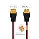 HuaLiSiJi XT60 Verlängerungskabel 12AWG XT60 Stecker auf Buchse Kabel für RC-Batterie, Tragbare Kraftwerke, Batteriepack (0.5 m)