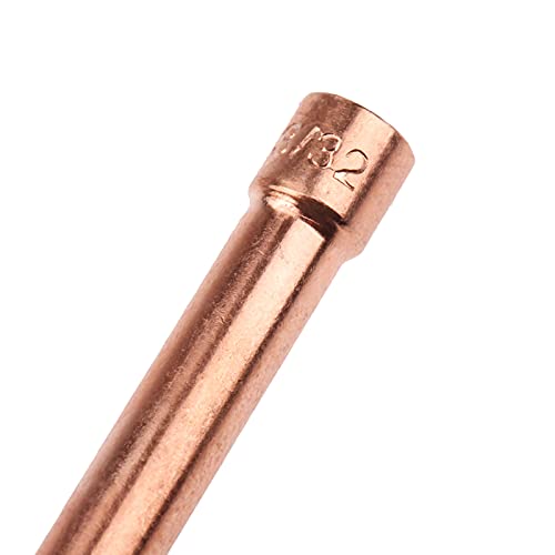 Image of 10PCS 3 /32 inch(2.4mm) TIG Collet Tips & Bodies Kit | Replacement for WP17-26 TIG Torch Series