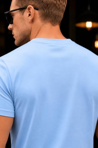 Image of Parcel Yard Men's Cotton Rich Solid Polo Tshirt | Collar Tshirts | Half Sleeves | Plain-Regular Fit