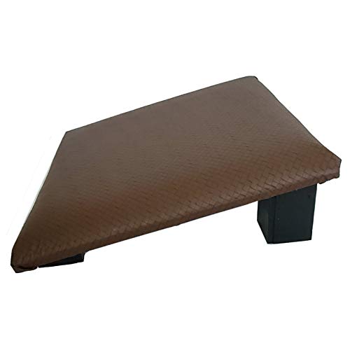 Lotus Wedge (TM) Meditation Bench Cushioned Practice Seat Brown Textured Color