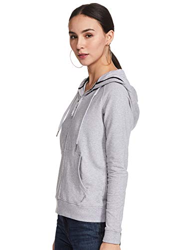 Image of Van Heusen Women Cotton Athleisure Antiviral Hooded Standard Length - Smart Tech+ Easy Stain Release, Moisture Wicking Hoodie