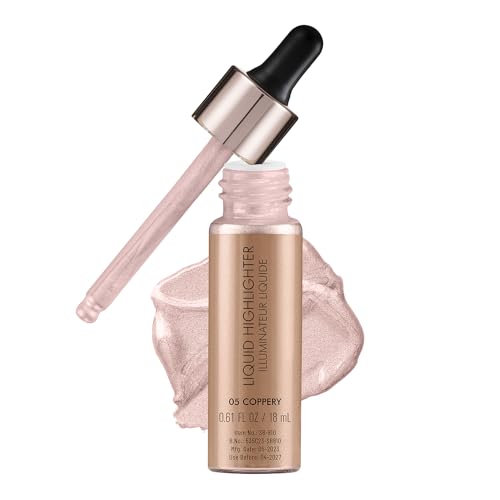Image of Swiss Beauty Drop & Glow Liquid Highlighter For Face Makeup | Illuminating Liquid Highlighter With Dewy Finish | Shade -Coppery, 18ml