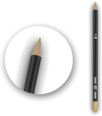 AK-Interactive Color Pencil Sand Box - 5 Units 10009 - Model Building Paints and Tools # AK0009