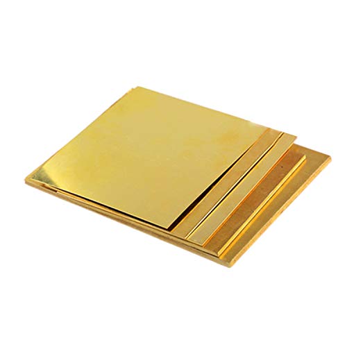 Tôle de cuivre 100x150mm plaque de métal mince 1mm pour modélisme et soudure