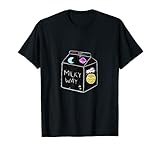 Anime Milky Way Milk Cartoon Aesthetic Vaporwave T-Shirt