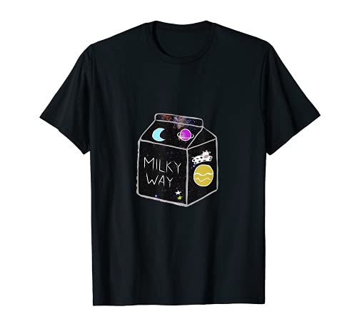 Anime Milky Way Milk Cartoon Aesthetic Vaporwave T-Shirt