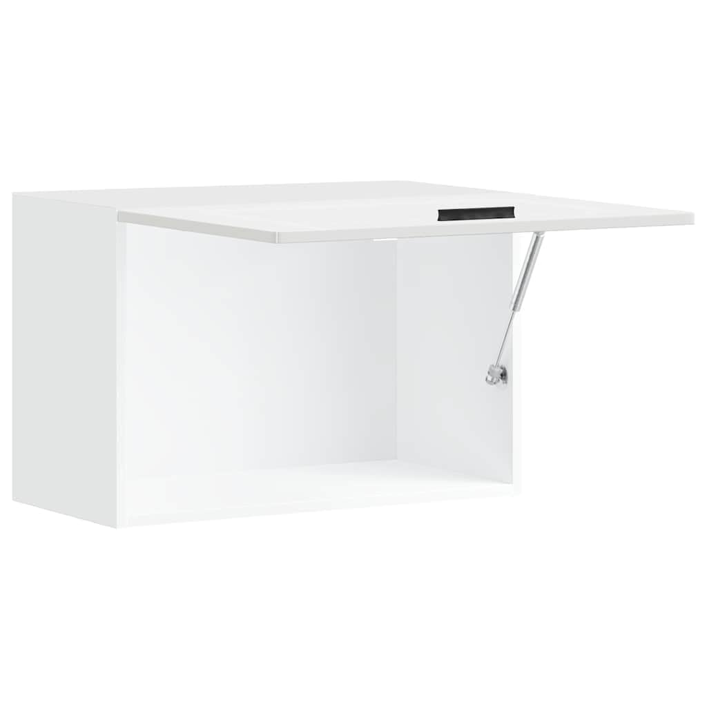 vidaXL Armoire Murale de Cuisine Porto Blanc Bois d ingénierie