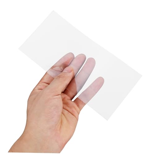 500Pcs Transparent Paper Collection Pouch Banknote Holder for