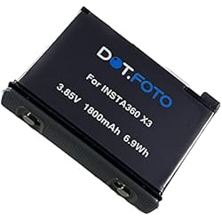 Insta360 X3 Bateria Dot.Foto CINAQBT/A Premium 3.85v / 1800mAh Batería Recargable para Insta360 X3