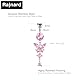 Rajnard Bauchnabelpiercing Gold Silber Chirurgenstahl Schmetterling Bananabells Piercing Schmuck 6mm 8mm 10mm 12mm 14mm Stablänge