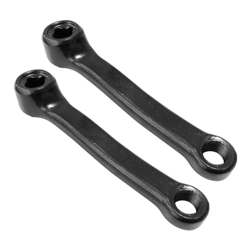 Brazo de manivela - acero al carbono, 6.1x5.0in Bike Crank Arm Replacement Seamless Design | Rendimiento confiable Heavy Duty Cycle Part, Kit de reparación de bicicletas para montar en pista, ciclismo