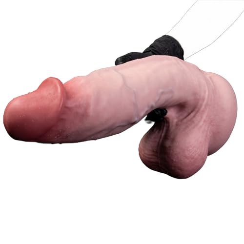 Jomyu Realistischer Riesen Dildo Buttplug Silikon Analplug mit Saugnapf Super