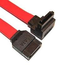 Cable SATA con seguro ángulo recto de 18 pulgadas miniatura 2