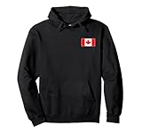 bandiera del canada foglia d'acero canada flag uomo donna felpa con cappuccio