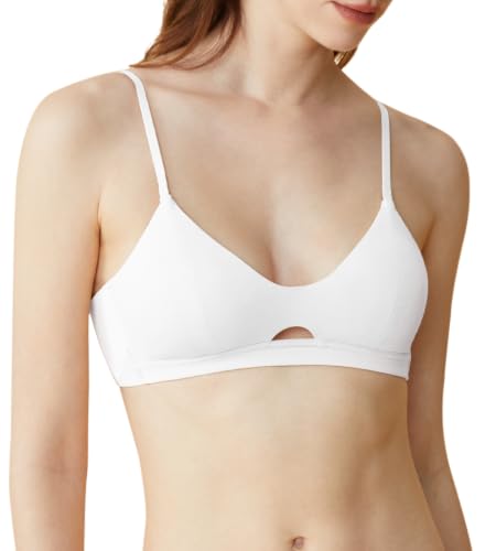 Image of Organic Cotton Bra Super Soft Wireless Bra for Women